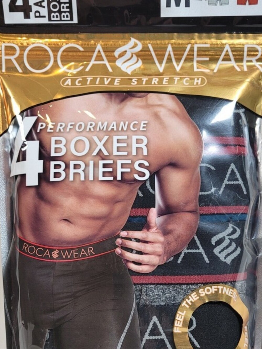Rocawear Men’s 4-Pack Boxer Briefs – Size Large 36-38 – Stretch Micro Modal – As